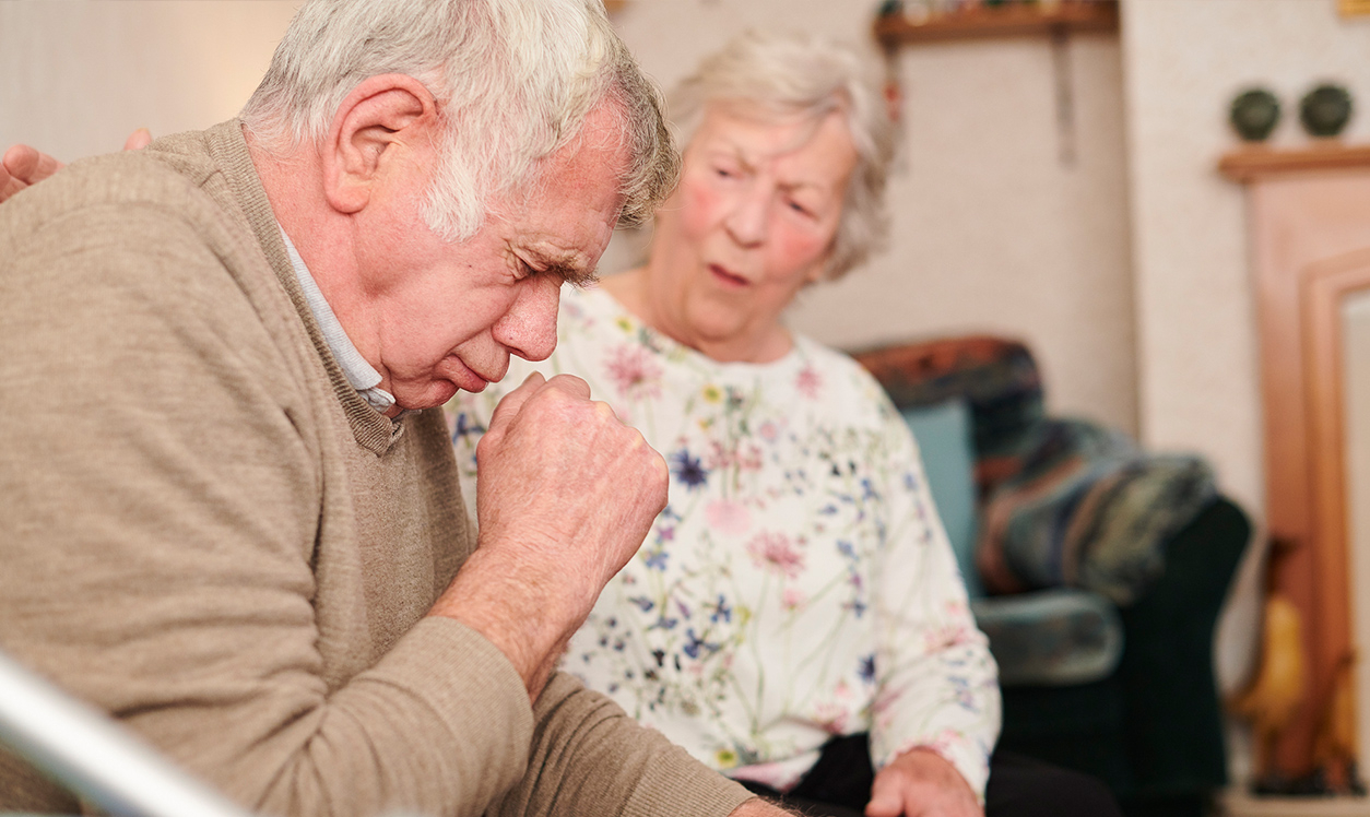 old couple with cough